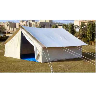 High quality double layers emergency cotton canvas relief tent